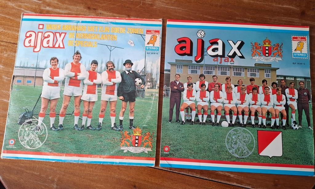 2 zeldzame Ajax LP's, Gebruikt, Originele persing, Ophalen of Verzenden, 1970 - 1979