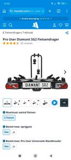 Pro-User Diamant SG2 fietsendrager - Zo goed als nieuw, Auto diversen, Fietsendragers, Nieuw, Ophalen of Verzenden, 2 fietsen