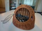 Rieten kattenmand, Dieren en Toebehoren, Kattenmanden, Ophalen, Gebruikt, Riet