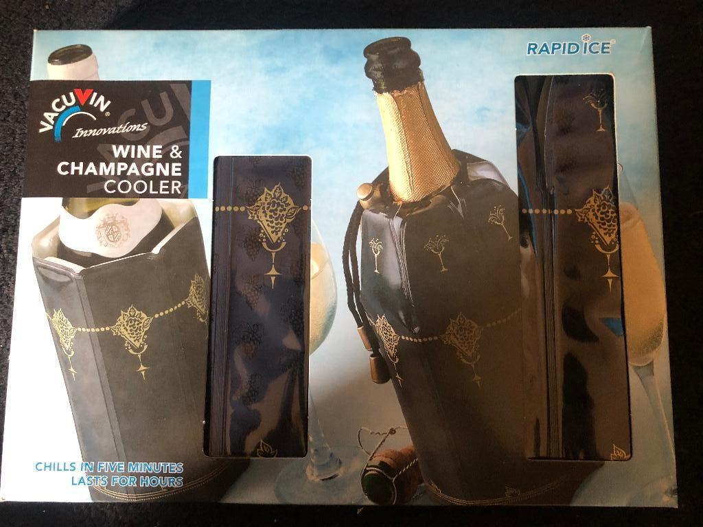Vacu Vin Wine & Champagne Cooler, Huis en Inrichting, Keuken | Keukenbenodigdheden, Flessenkoeler, Ophalen, Nieuw, Overige merken