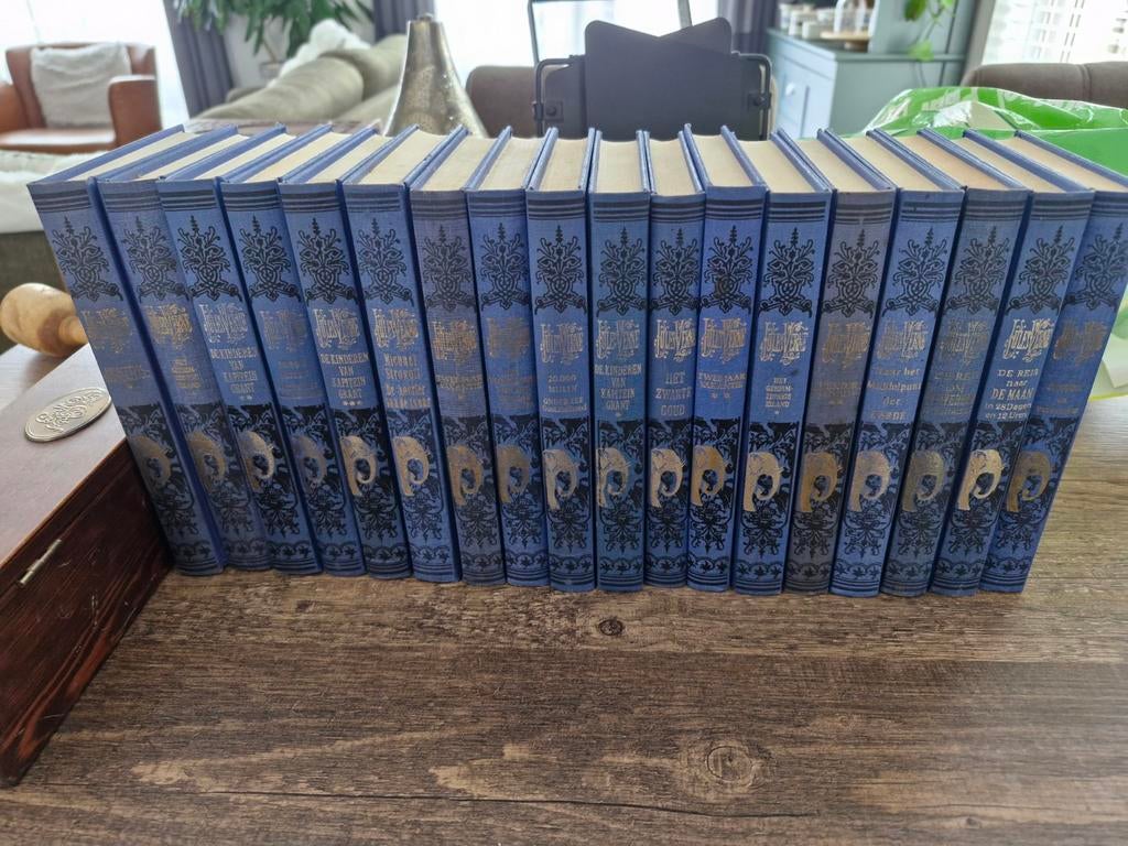 18 delen van Jules Verne., Boeken, Ophalen of Verzenden