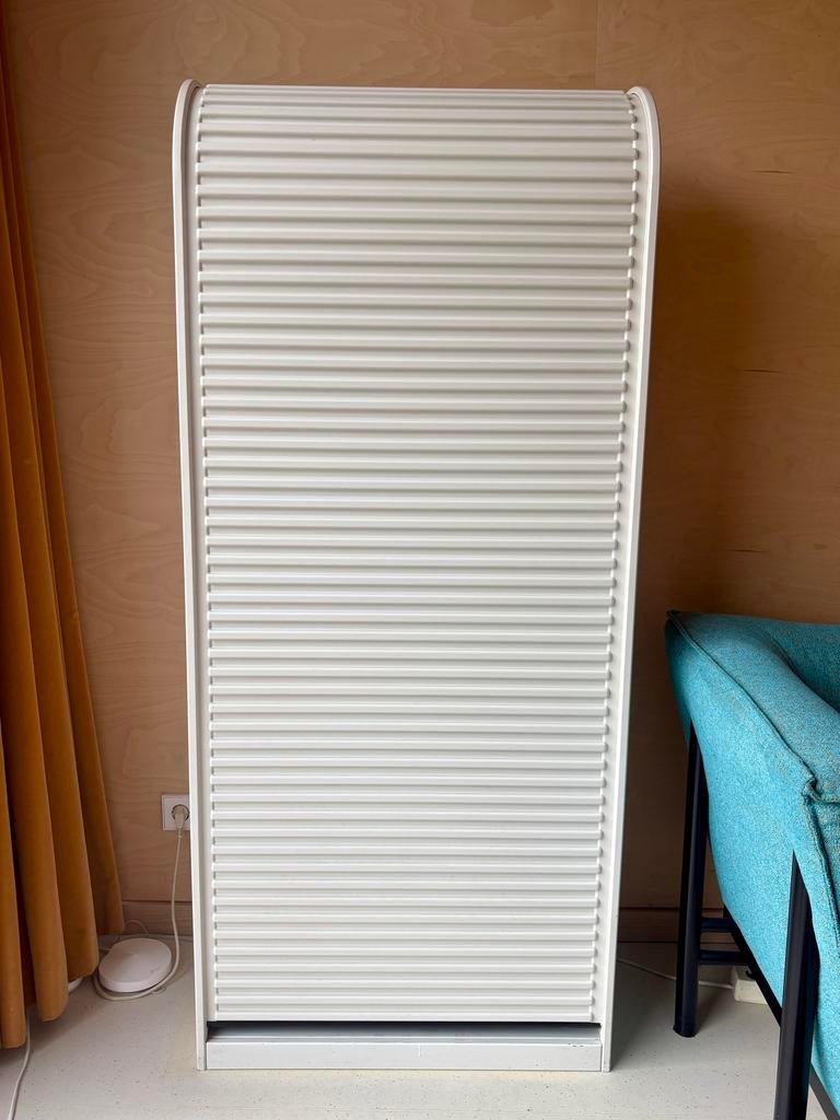 Pastoe Amsterdammer kast - wit - tijdloos design - 170 hoog, Huis en Inrichting, Ophalen, 50 tot 100 cm, Vintage, mid century modern, retro, design, Pastoe, rolluik kast