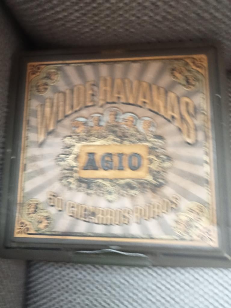 Agio sigaren blik wilde havanas, Ophalen of Verzenden, Gebruikt, Overige, Overige merken