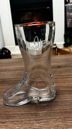 Vintage Birra Wührer bierlaarsje, Ophalen of Verzenden, Gebruikt, Bierglas