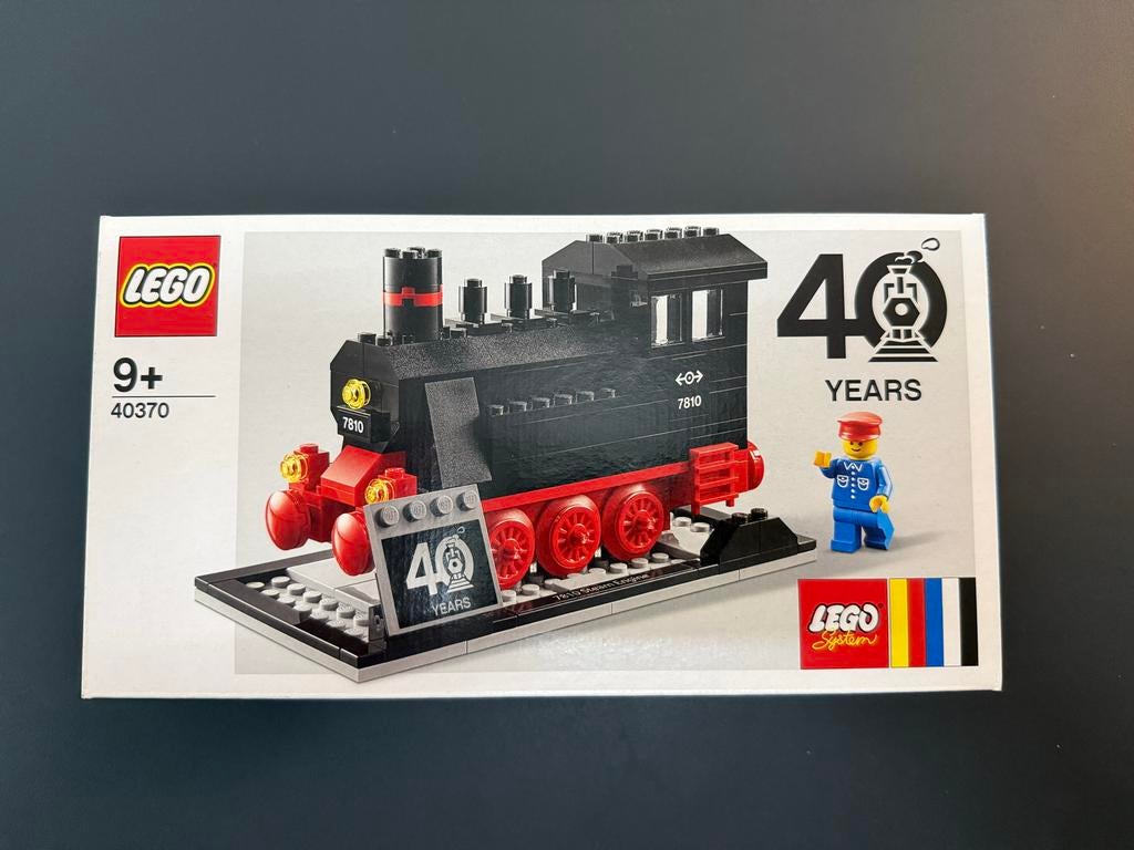 LEGO 40370 Trein 40 Jaar Jubileum Editie Nieuw, Overige thema's, Lego, Nieuw, Ophalen of Verzenden