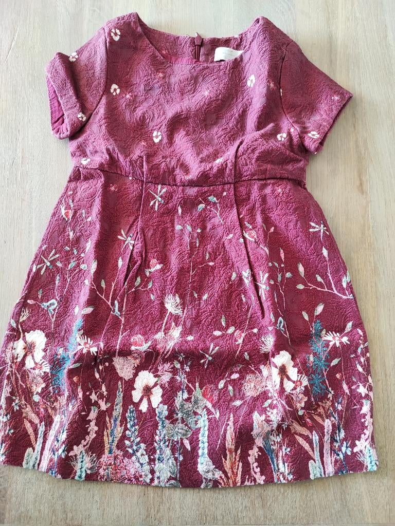 Jurkje met bloemen van Zara, maat 104, Meisje, Ophalen of Verzenden, Zo goed als nieuw, Zara