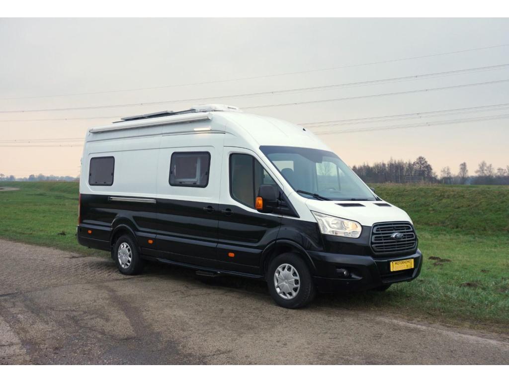 Ford Transit | 2018 | Dwarsbed | 2x Airco | 2x Zonnepaneel, Niet ingevuld, Buscamper of Camperbus, Ford, Tot en met 2