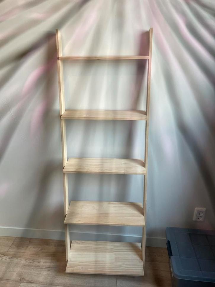 Leuk houten Sklum boekenrek met planken, Huis en Inrichting, Kasten | Boekenkasten, Gebruikt, Minder dan 50 cm, 150 tot 200 cm