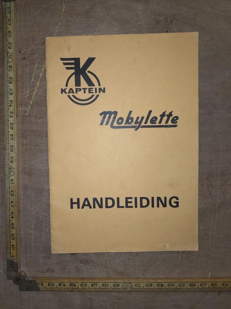 Handleiding Kaptein Mobylette 1970, Ophalen of Verzenden, Gebruikt