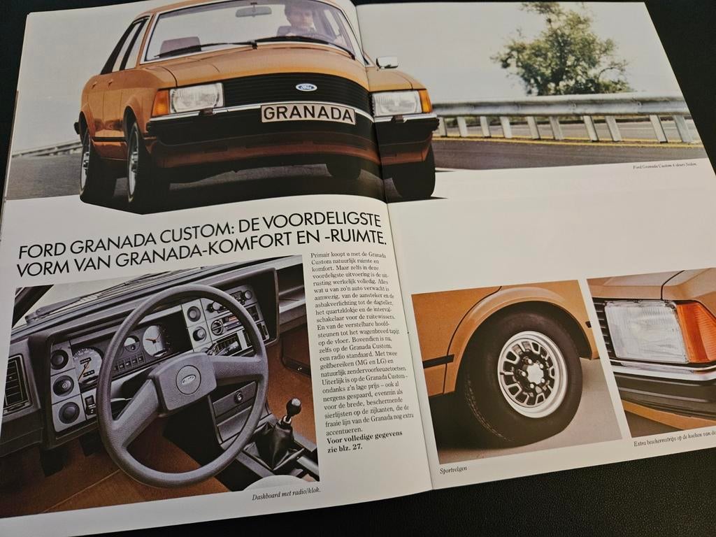 Brochure Ford Granada 1981, Ophalen of Verzenden, Zo goed als nieuw, Ford