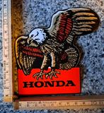 Vintage sticker Honda Adelaar motor merk logo autosticker, Ophalen of Verzenden, Zo goed als nieuw