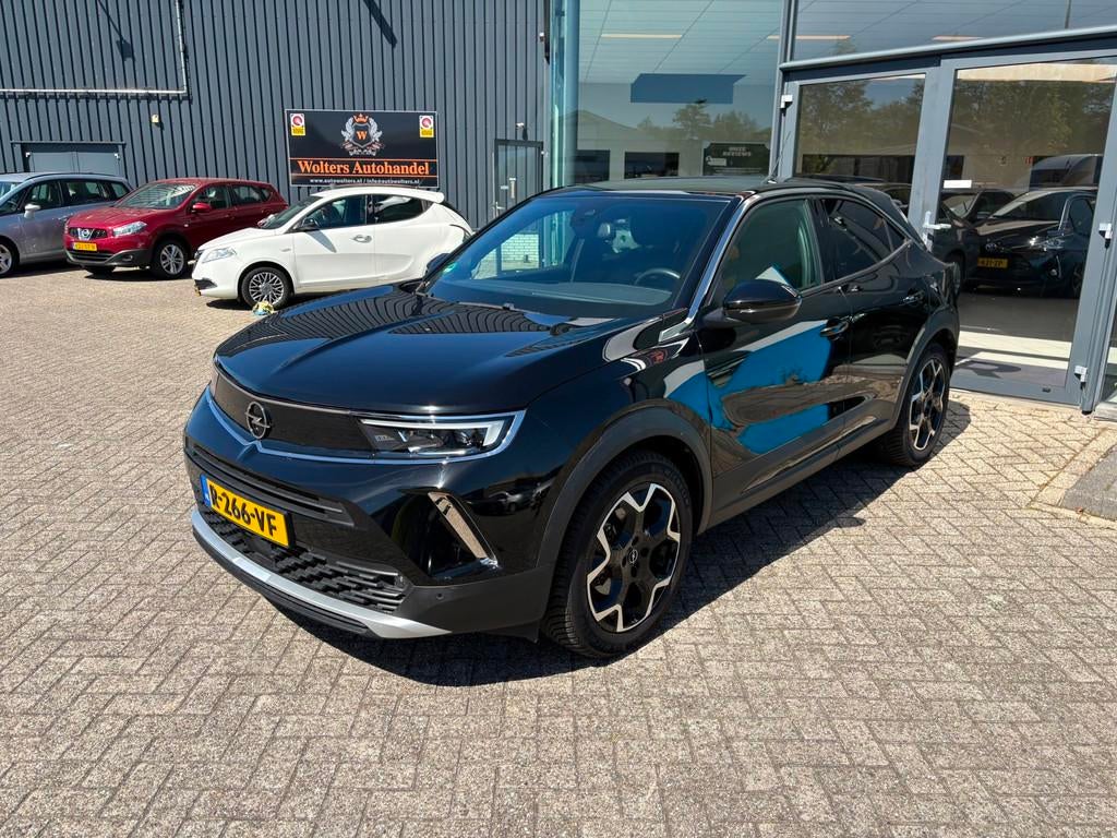 Opel Mokka-e Ultimate 50-kWh 7.4kw bl., Auto's, Opel, 136 pk, Zwart, Mokka-e, Geïmporteerd