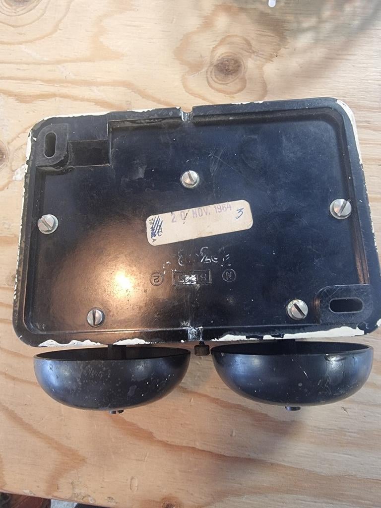 PTT Telefoonbel Dubbel - 1964.  Vintage., Ophalen of Verzenden
