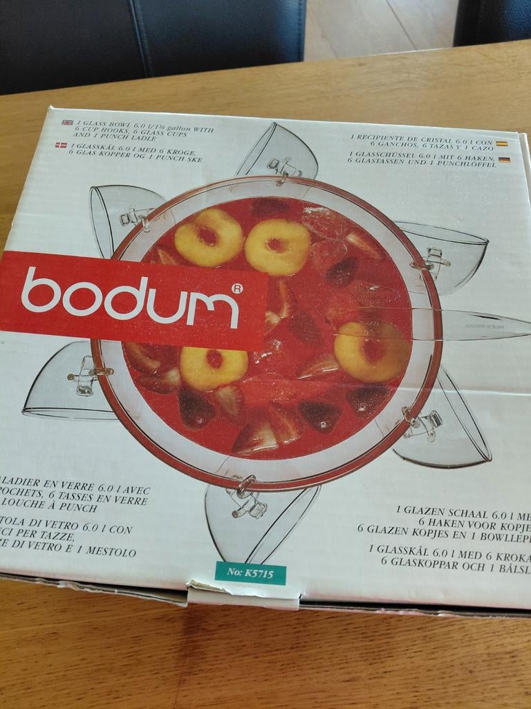 Bodum Punch Bowl Set - Nieuw in Doos, Ophalen of Verzenden