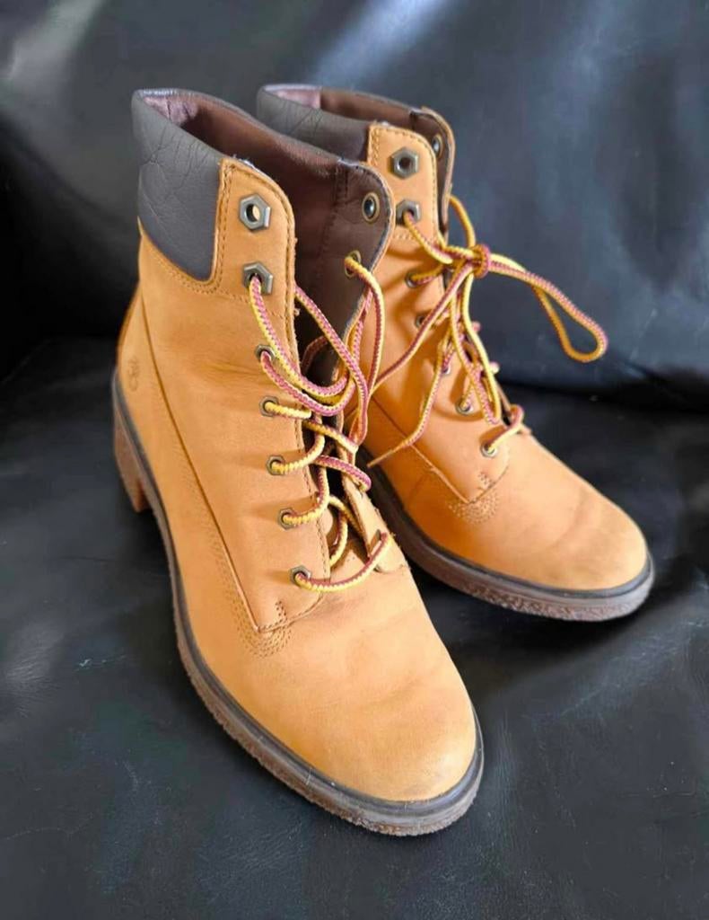 Timberland veterboots - Zo goed als nieuw maat 37, Kleding | Dames, Schoenen, Bruin, Lage of Enkellaarzen, Ophalen of Verzenden