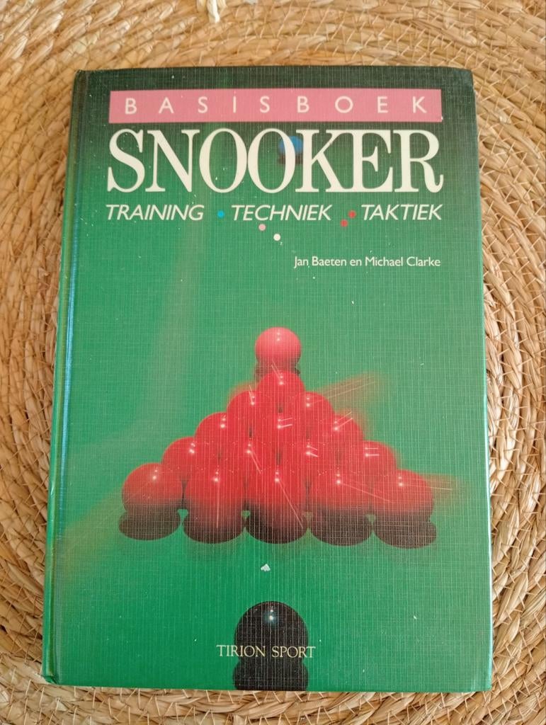 Basisboek Snooker: Training, Techniek, Tactiek, Ophalen, Gelezen, Jan Baeten en Michael Clarke, Balsport
