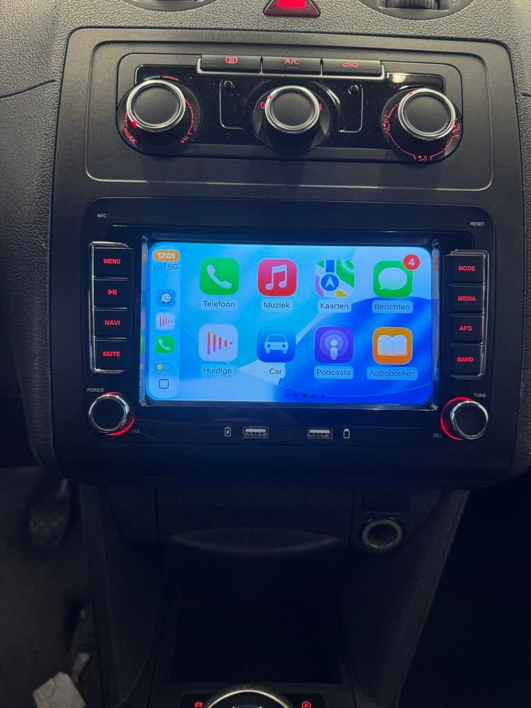 Apple CarPlay Android Auto Radio voor VW, Skoda, Seat, Ophalen, Gebruikt