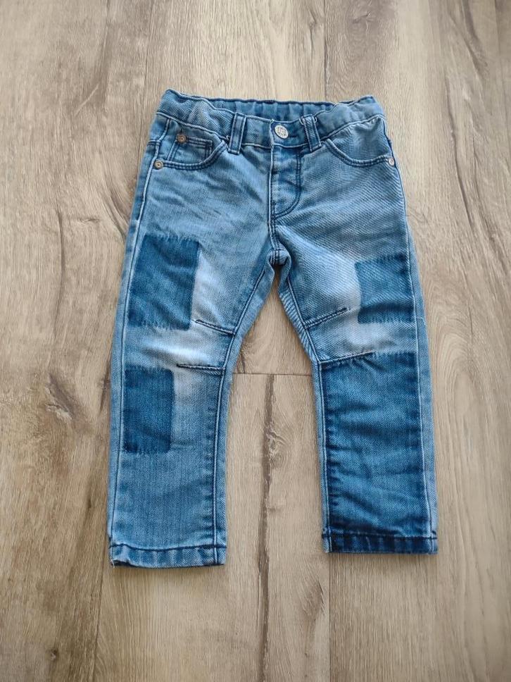 Prachtige blauwe spijkerbroek van Hema, maat 80. Denim., Kinderen en Baby's, Babykleding | Maat 80, Zo goed als nieuw, Jongetje