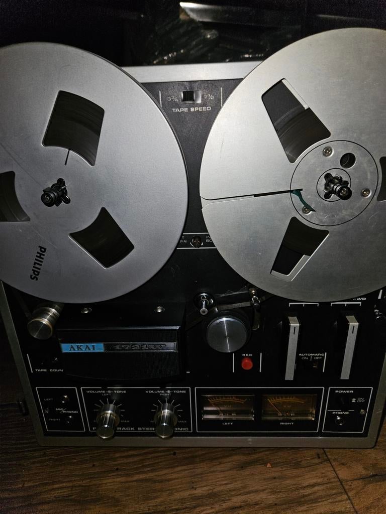 Akai 1722L bandrecorder, Ophalen, Bandrecorder