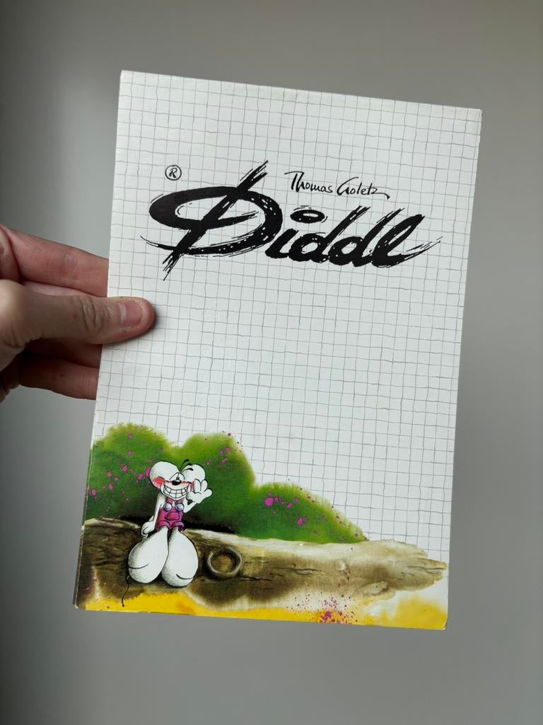 Diddl A5 blok nummer 117 zeldzaam, Ophalen of Verzenden, Diddl, Zo goed als nieuw, Papier, Kaart of Schrift