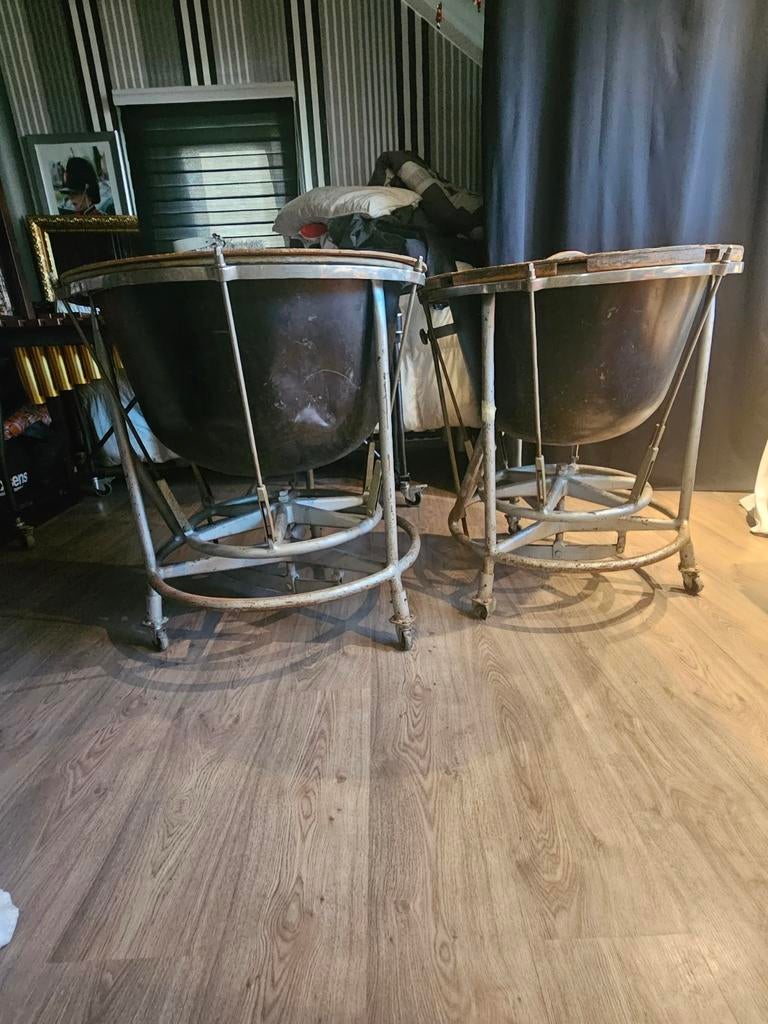Slingerpauken VD Glas, Muziek en Instrumenten, Drumstellen en Slagwerk, Ophalen, Gebruikt, Overige merken