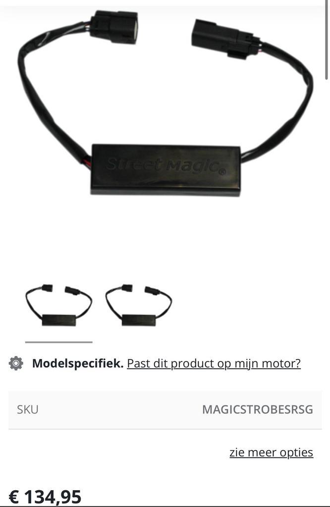 Custom Dynamics Magic Strobes brakelights for Touring, Motoren, Onderdelen | Harley-Davidson, Gebruikt, Ophalen of Verzenden