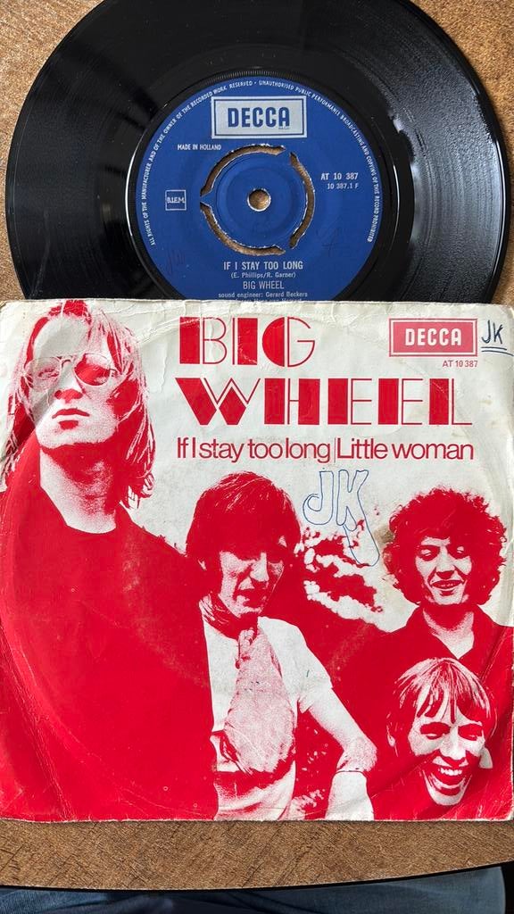 Big Wheel- if I stay too long, Ophalen of Verzenden, Zo goed als nieuw, Pop