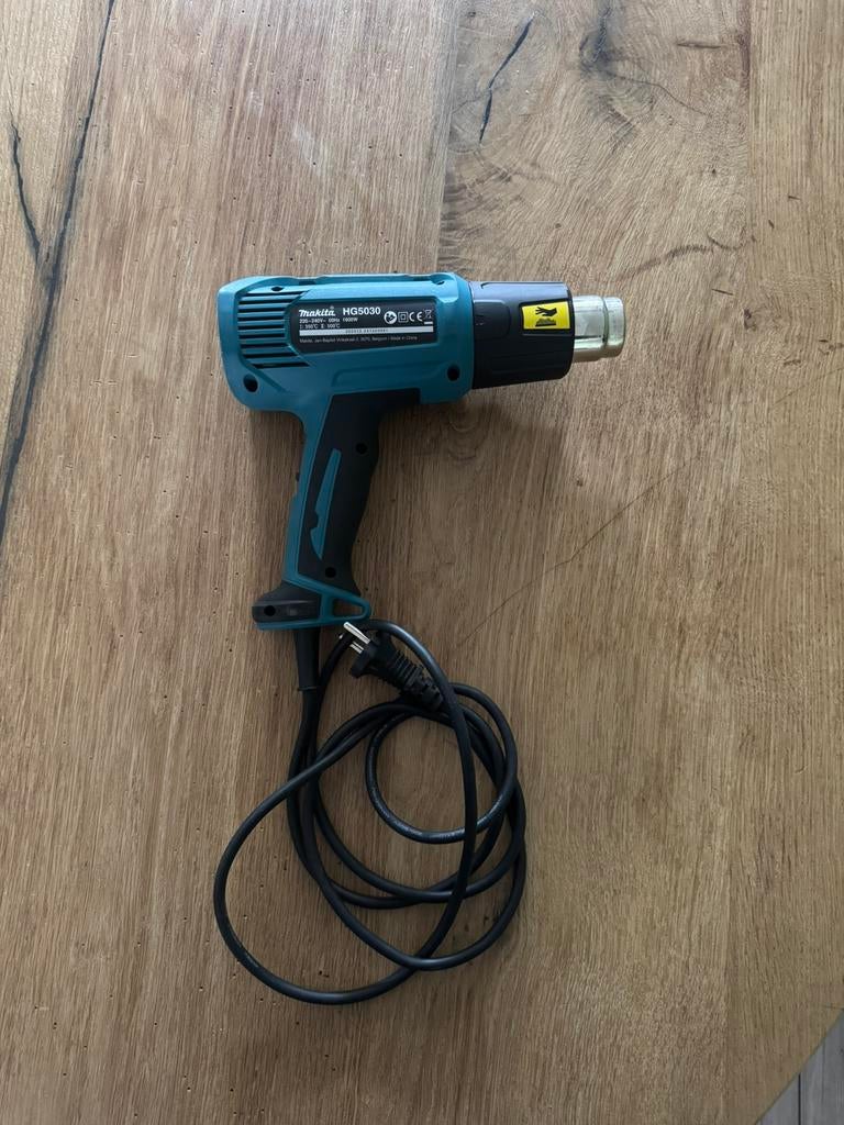 Makita HG5030 Heteluchtpistool 1600W, Ophalen of Verzenden, Zo goed als nieuw