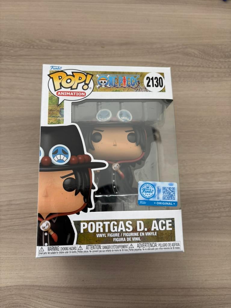 Funko Pop! Portgas D. Ace #2130 – One Piece – Vinyl Figure, Funko Europe, Ophalen of Verzenden, Zo goed als nieuw, 4th floor, 1 Queen Caroline St, London W6 9YN, Verenigd Koninkrijk