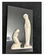 Marmeren ondergrond met beeld Maria Madonna Jezus, Ophalen of Verzenden