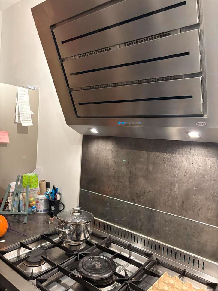 Boretti afzuigkap type Lombardia, Witgoed en Apparatuur, Afzuigkappen, Gebruikt, Vrijstaand, Wandschouwkap, Ophalen