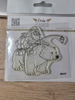 stempel Lesia Zgharda kerstman op ijsbeer, Ophalen of Verzenden, Nieuw, Clearstamp