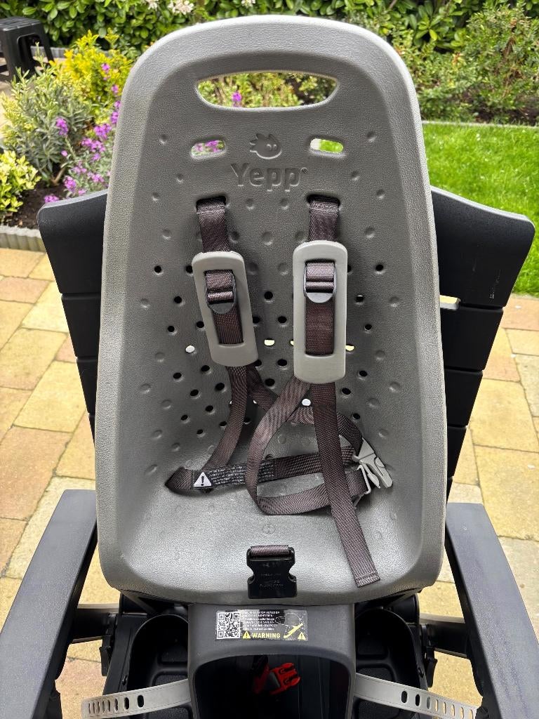 Yepp kinderstoeltje voor op de fiets, Ophalen, Achterzitje, Voetsteuntjes, Yepp