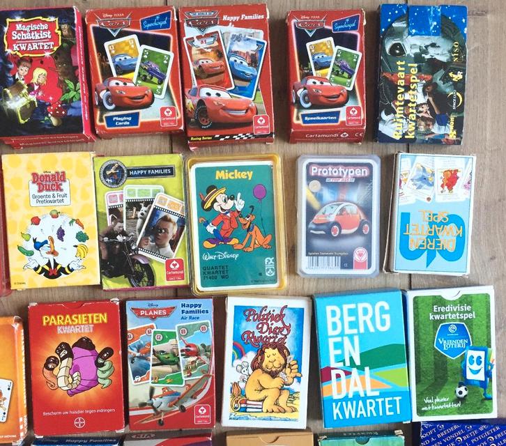 100 KWARTETSPELLEN - in 1 koop !! - van-alles-wat !, Verzamelen, Overige Verzamelen, Zo goed als nieuw, Ophalen of Verzenden