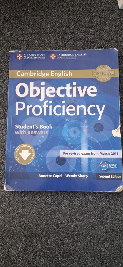 Cambridge English Objective Proficiency Student's Book, Boeken, Ophalen of Verzenden, Gelezen