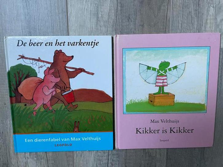 Max Velthuijs Boeken: Kikker is Kikker & De beer en het vark, Ophalen of Verzenden, Gelezen, Fictie algemeen