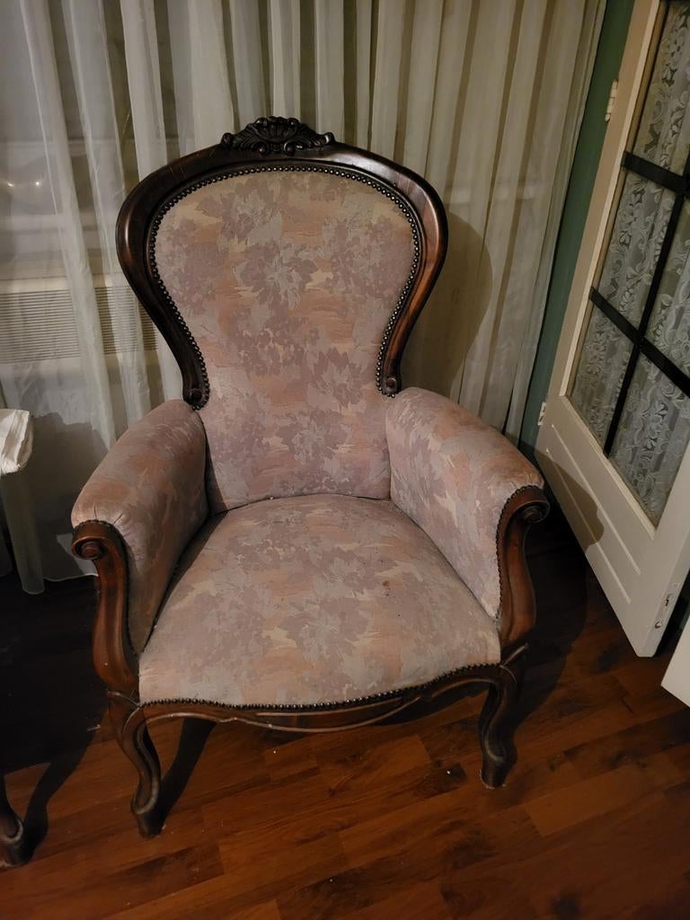 Antieke Louis XV stoel - Elegante fauteuil, Ophalen