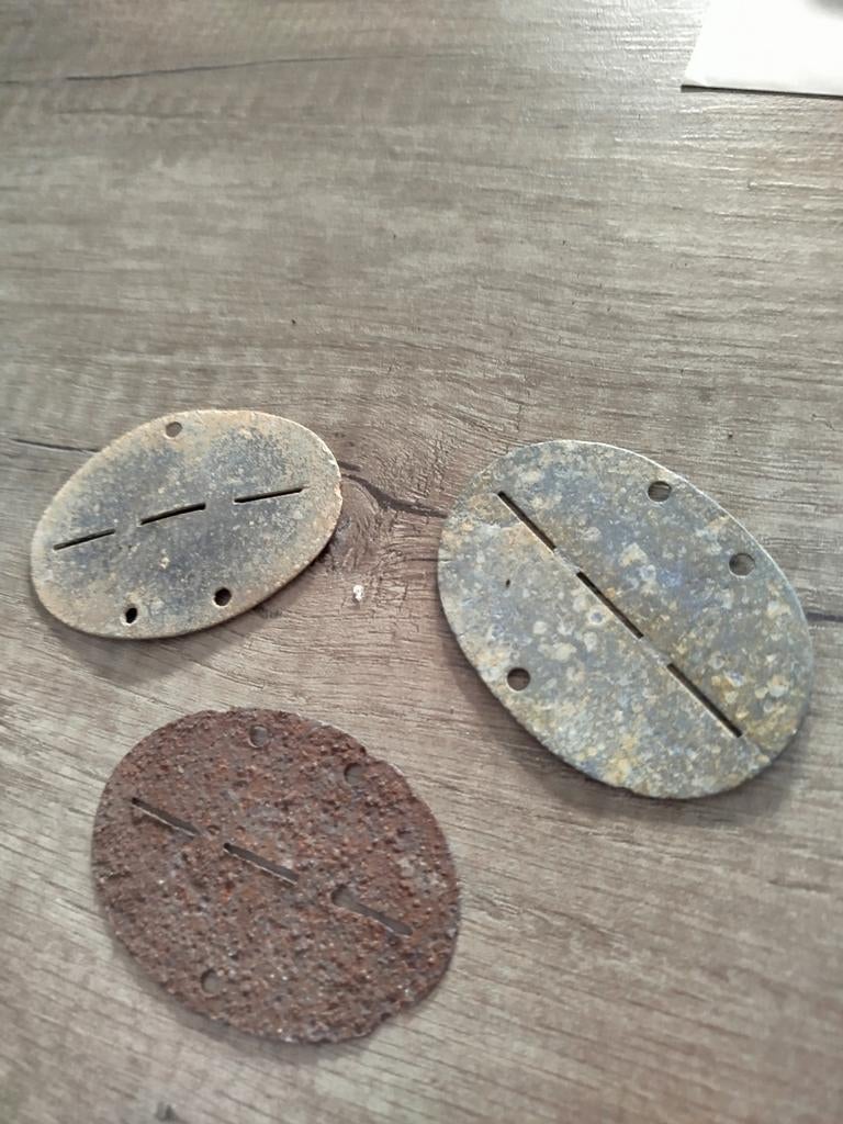 3 ekms blanco wo2 duits, Ophalen of Verzenden, Duitsland, Embleem of Badge