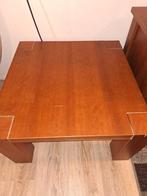 Houten bijzettafel, Ophalen of Verzenden, Gebruikt, Vierkant, 45 tot 60 cm
