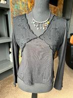 Zwarte top Just B maat M (L), Kleding | Dames, Maat 38/40 (M), Zwart, Ophalen of Verzenden, Just B