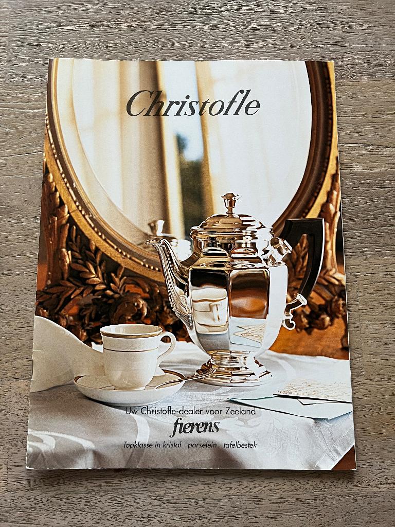 drie catalogussen over Christofle zilver bestek, Ophalen of Verzenden, Zo goed als nieuw