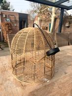 Rotan hang lamp, Huis en Inrichting, Lampen | Hanglampen, Ophalen, Zo goed als nieuw, Minder dan 50 cm