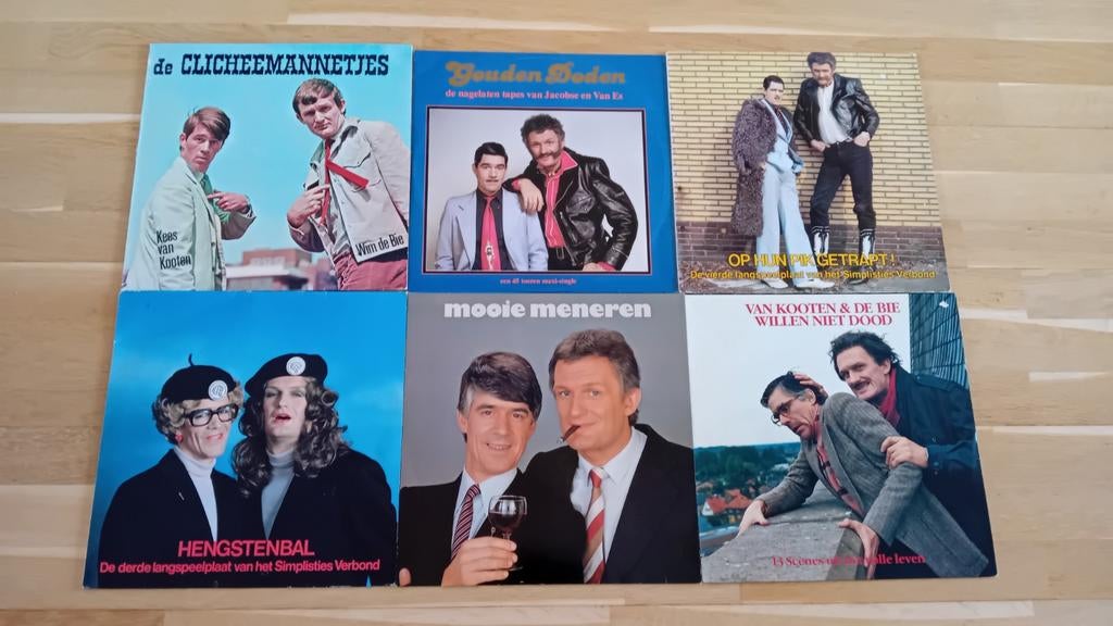 Diverse lp's Simplistisch Verbond / van Kooten & De Bie, Cd's en Dvd's, Vinyl | Nederlandstalig, Ophalen of Verzenden, Zo goed als nieuw
