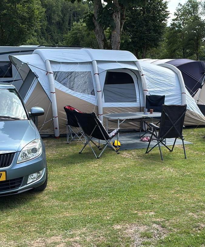 Quechua opblaasbare tent air seconds 6.3 F&B, Caravans en Kamperen, Tenten, tot en met 6, Gebruikt, Ophalen