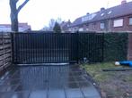 Elektrische poort te koop, Tuin en Terras, Met poort, Zo goed als nieuw, IJzer, Spijlenhekwerk