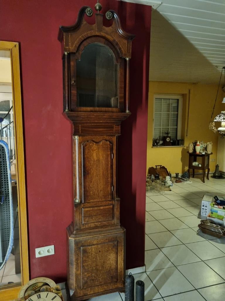 Antieke staande klok, Ophalen