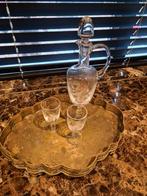 Glazen karaf met 2 glaasjes, Ophalen