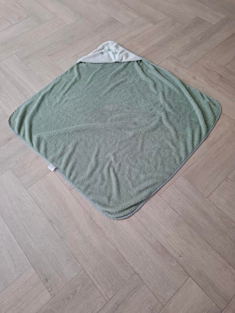 Optidee Baby Badcape met capuchon - Groen, Ophalen of Verzenden