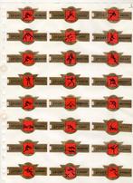 Topra  NF  Olympische Kentekens  rood, Verzenden, Zo goed als nieuw, Sigarenbandjes