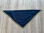 Vintage Scouting Nederland Das - Donkerblauw met Geel, Verzamelen, Scouting, Ophalen of Verzenden, Gebruikt, Pet, Hoed of Sjaal
